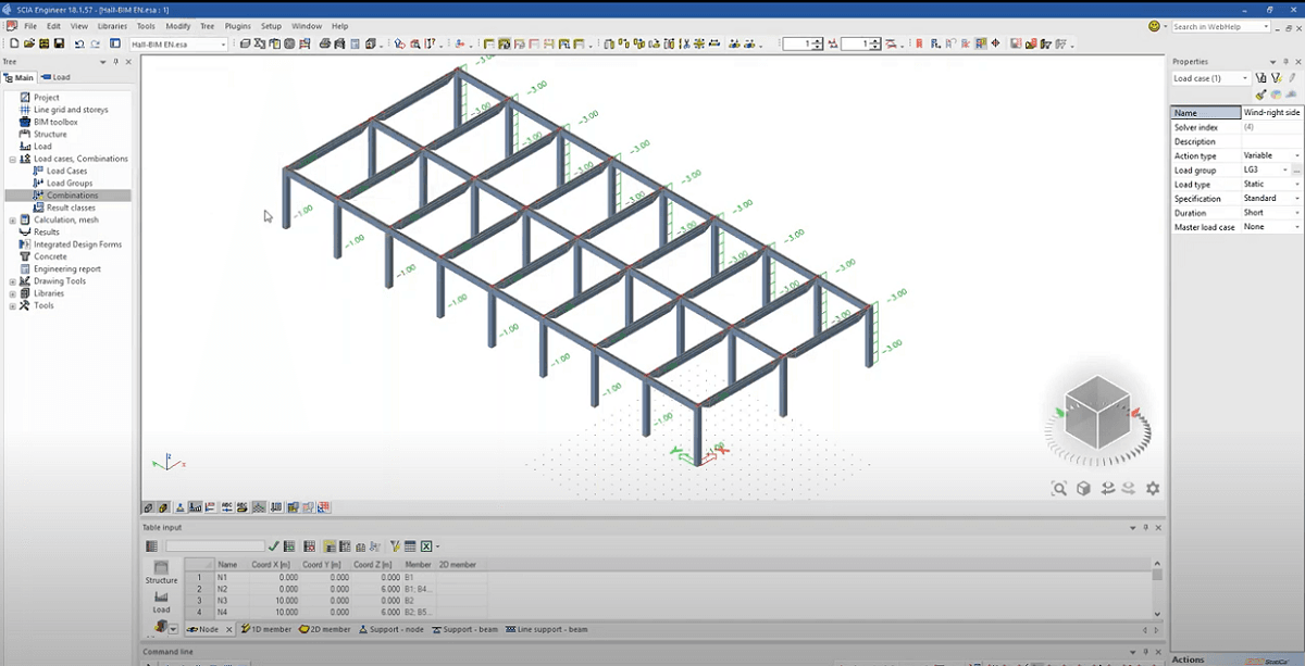 Create and correctly upload XML template to SCIA Engineer program