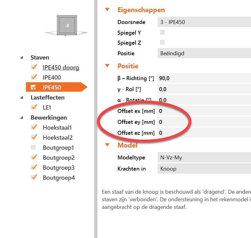 Offsets in IDEA Connection (ex,ey en ez)