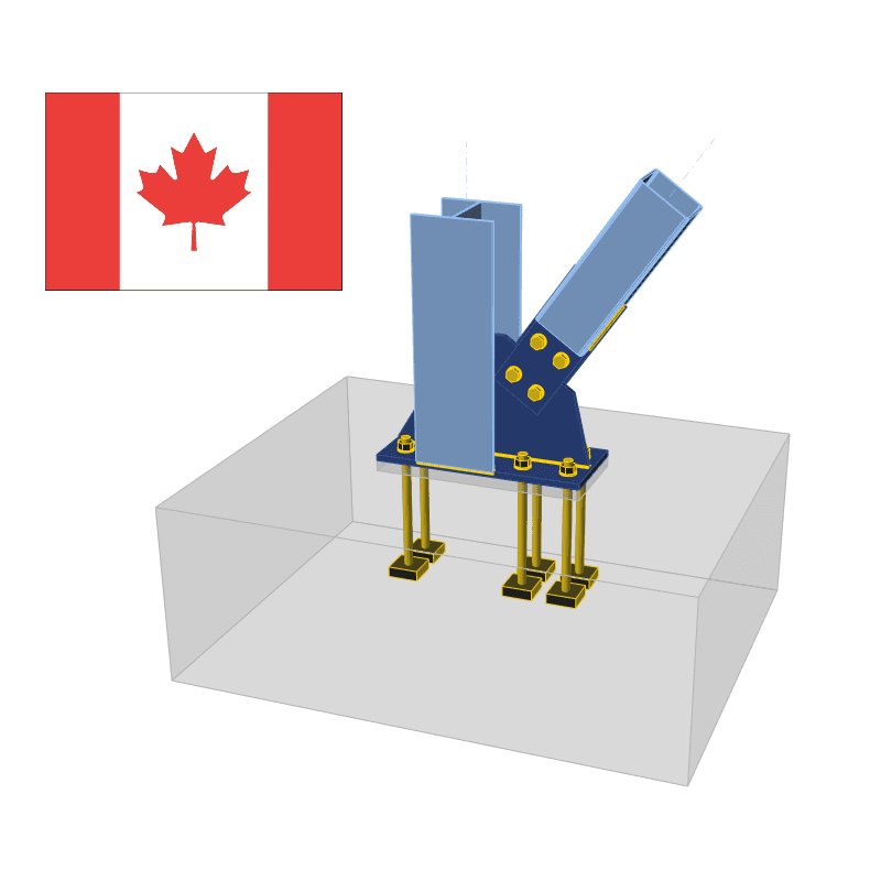 Check of steel connection components (CSA)