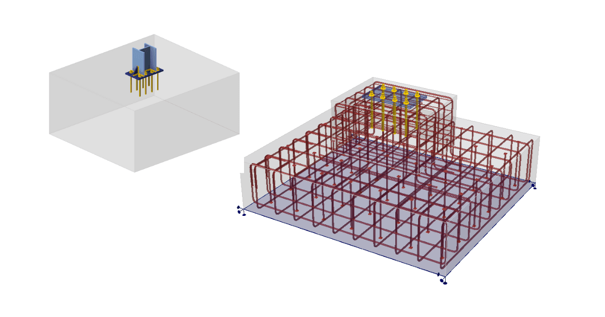 ACI - Anchoring into stepped footing and design of reinforcement