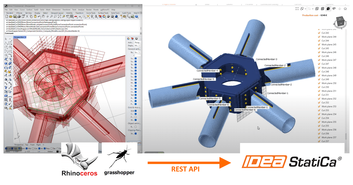 Nouvelle REST API entre Grasshopper et Connection