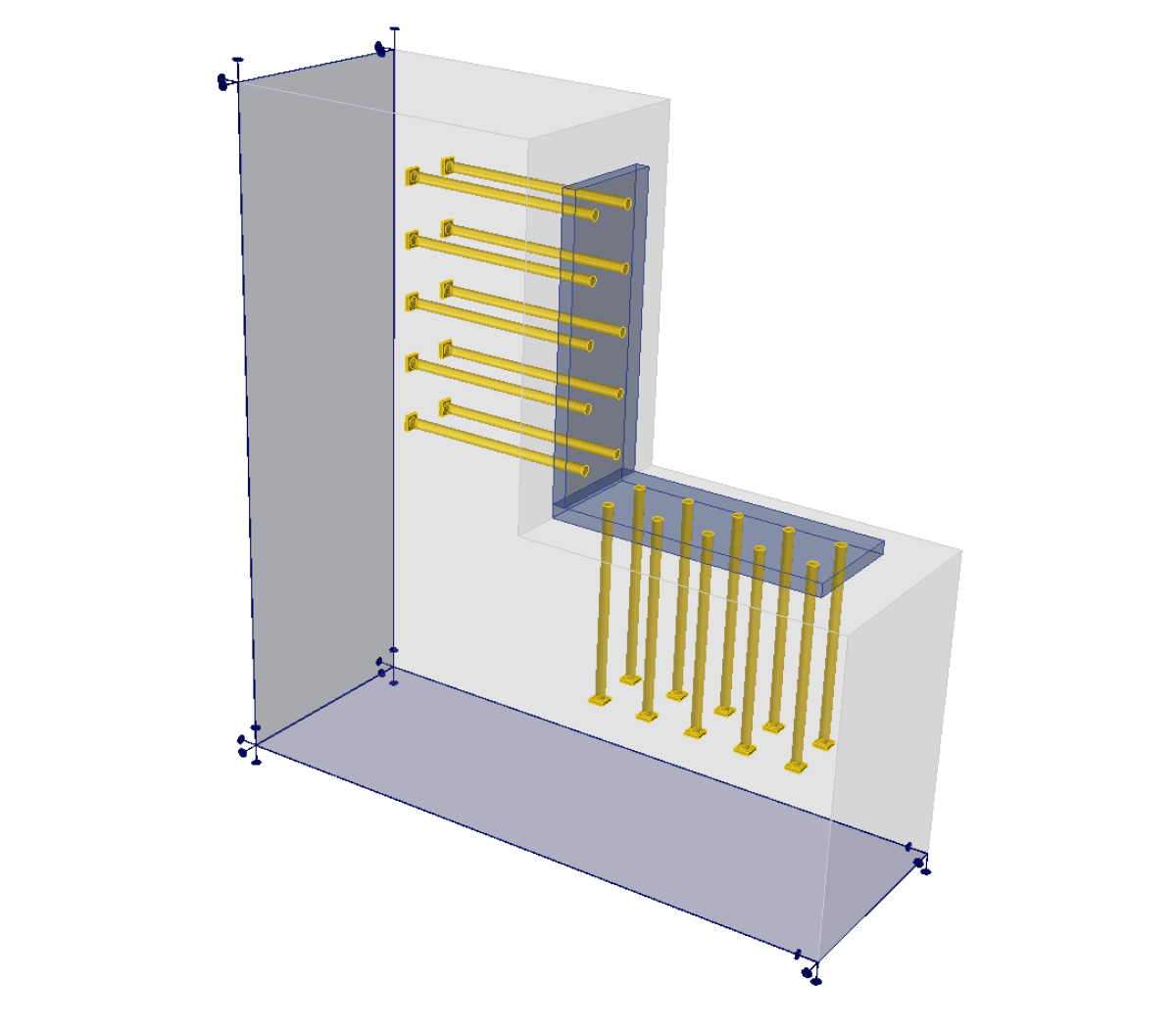 Corner anchoring