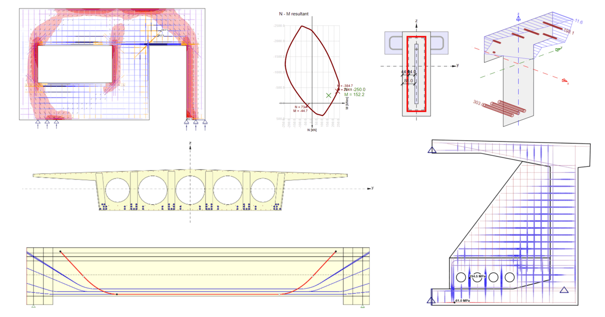 Applications IDEA StatiCa pour le béton