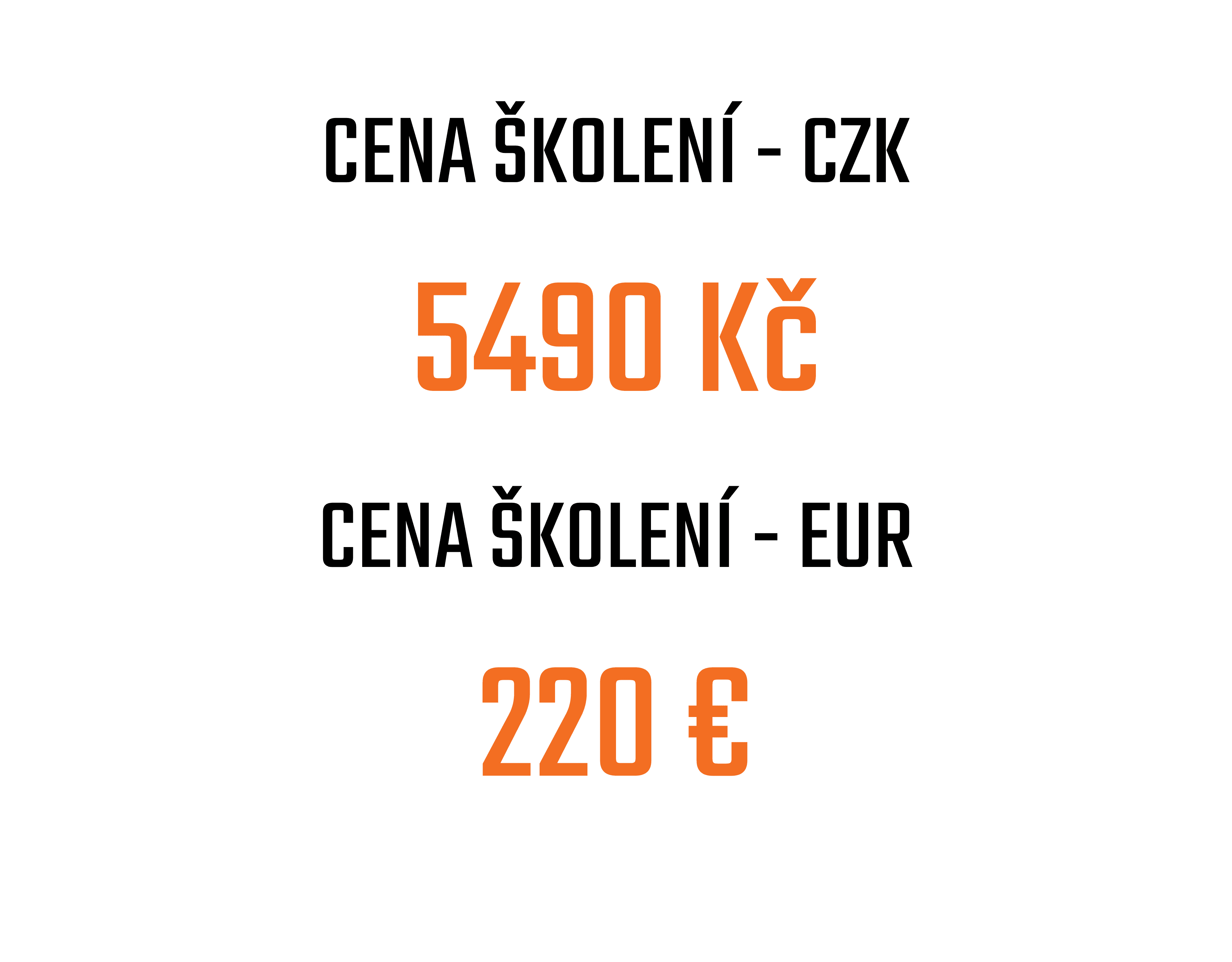 Cena *školení*