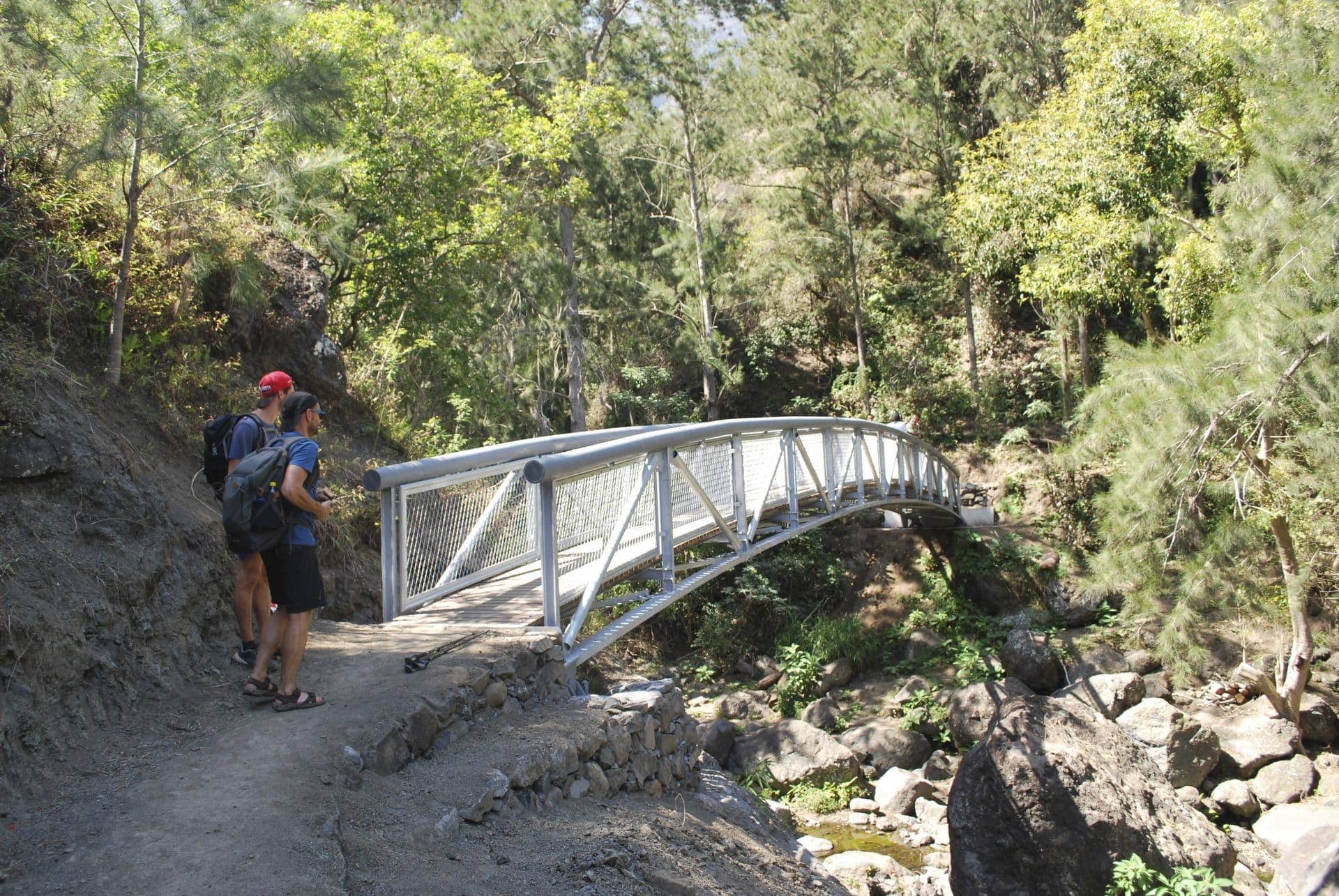 Cirque of Mafate bridge
