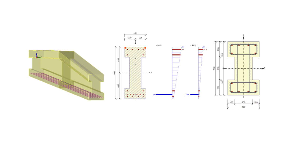 IDEA StatiCa step-by-step tutorial for the concrete structural design using the BIM link between Robot Structural Analysis (RSA) and IDEA StatiCa Beam.