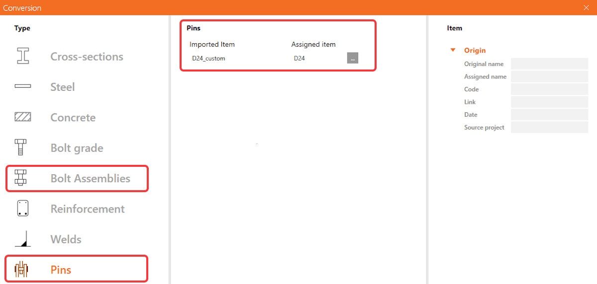Advanced imports of connectors from CAD tools