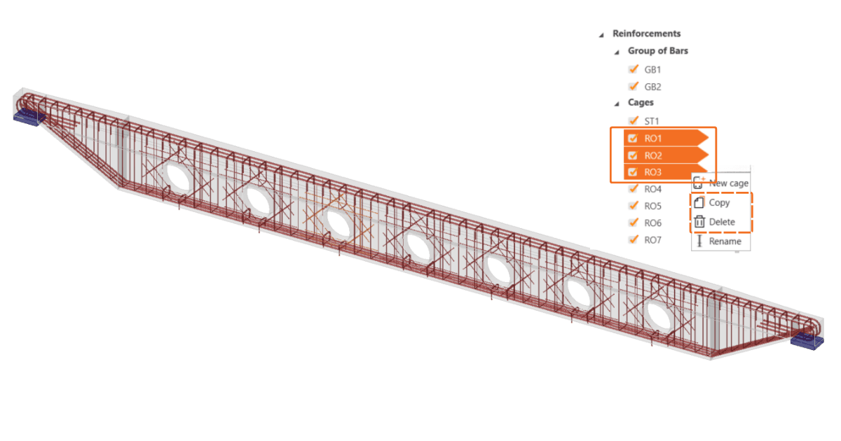 Multiselectie en meervoudige bewerking in Detail