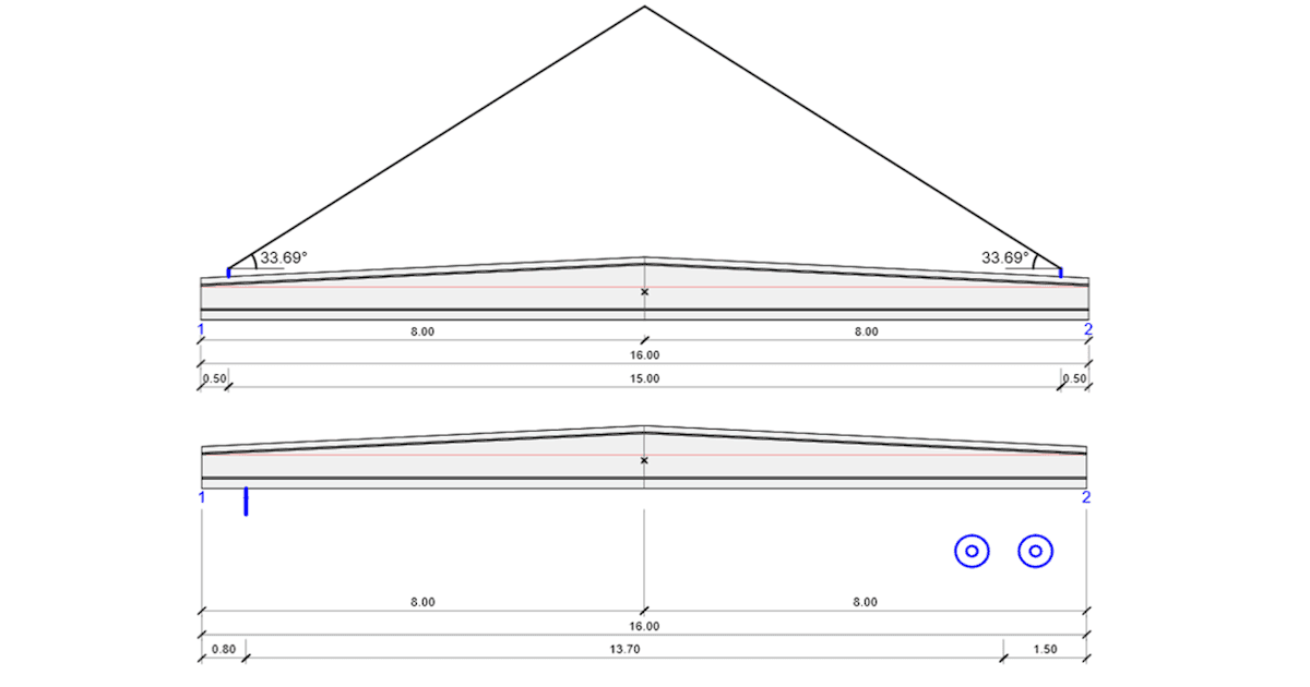 Precast beam with LTB analysis (EN)