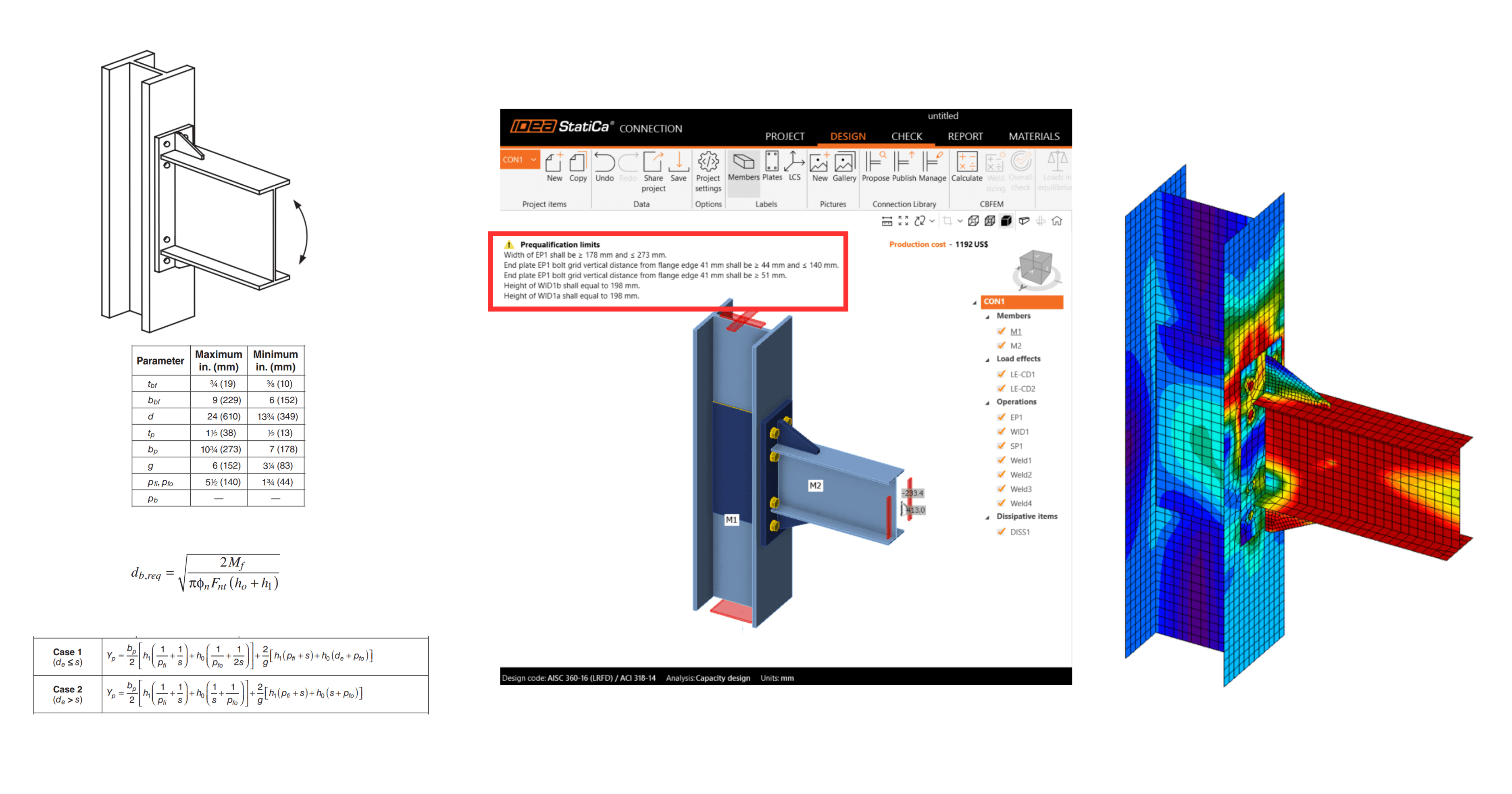 Detailing of Moment Frames using Prequalified Connections - AISC