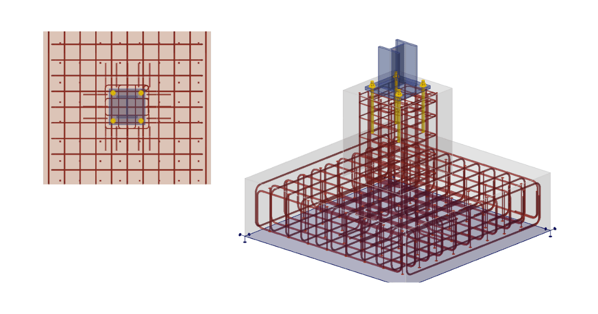 ACI - Spread footing reinforcement