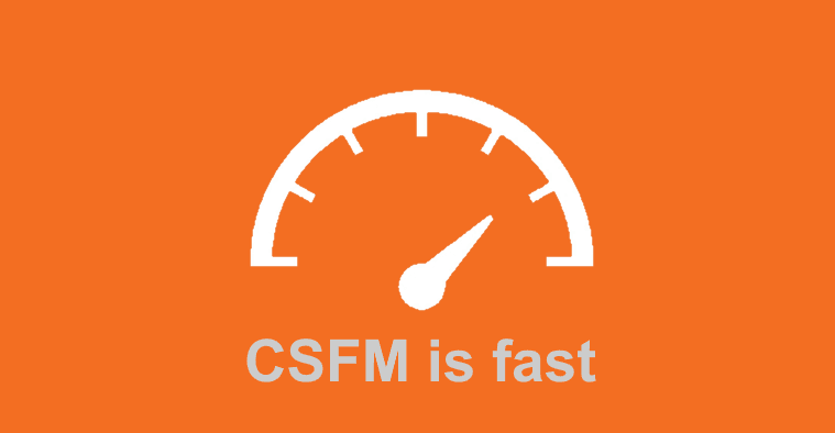 Up to 4-times faster CSFM solver