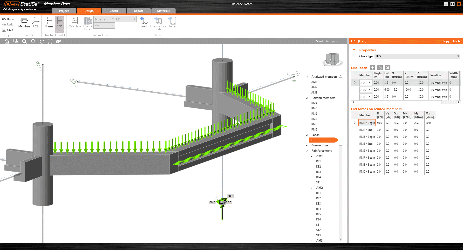 Release notes IDEA StatiCa Concrete 20.1