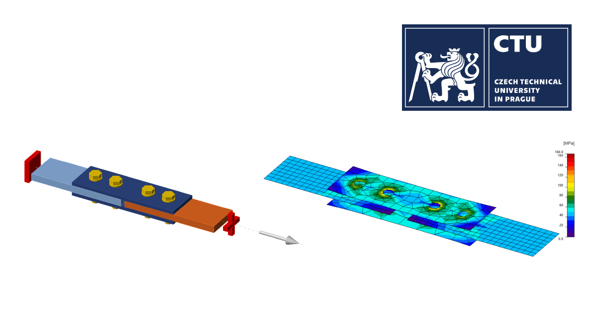 Fire design - Bolted lap joint