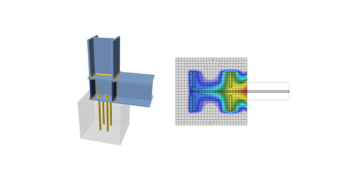 The concrete below the base plate is simulated by Winkler subsoil with uniform stiffness, which provides the contact stresses. IDEA StatiCa - concrete design software for structural code-check of concrete constructions.