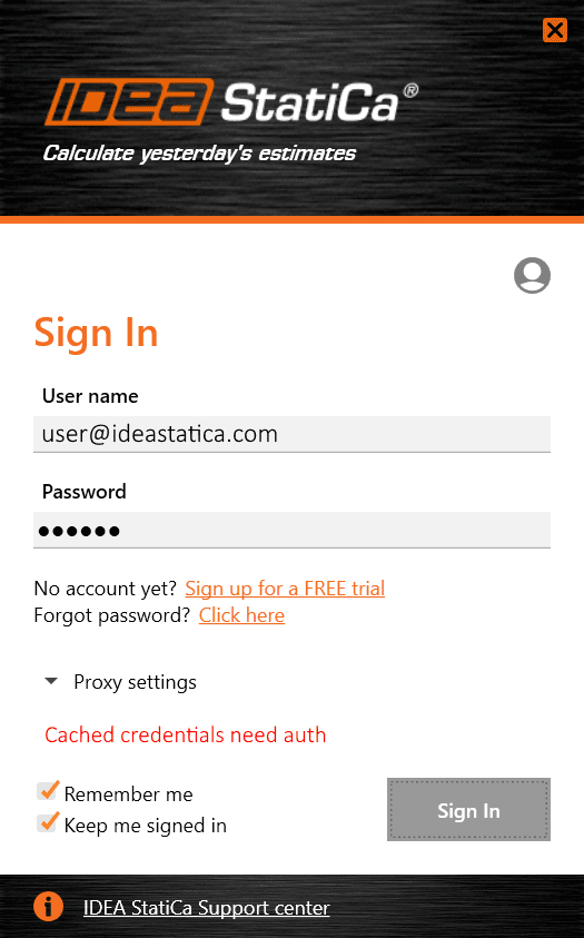 Fehlermeldung – Cached credentials need auth